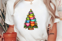 Whimsical Christmas Tree Clipart Sublimation Product Image 2