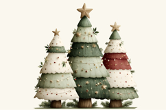 Whimsical Christmas Tree Clipart Product Image 2