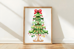 Whimsical Christmas Tree Clipart Product Image 3