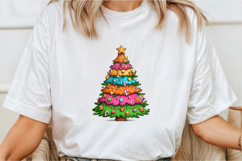 Whimsical Christmas Tree Clipart Sublimation Product Image 5