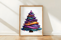 Whimsical Christmas Tree Clipart Product Image 3