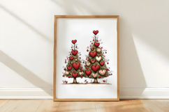 Whimsical Christmas Trees Clipart Product Image 3