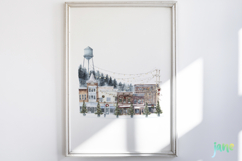 Whimsical Christmas Village Sublimation Product Image 2