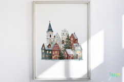 Whimsical Christmas Village Sublimation Product Image 2