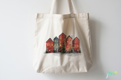 Whimsical Christmas Village Sublimation Product Image 4