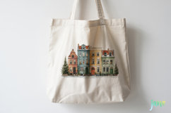 Whimsical Christmas Village Sublimation Product Image 3