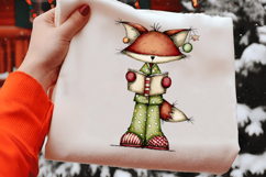 Whimsical Christmas Woodland Animals Clipart Product Image 2