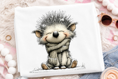 Whimsical Christmas Woodland Animals Png Product Image 2
