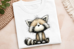 Whimsical Christmas Woodland Animals Png Product Image 3