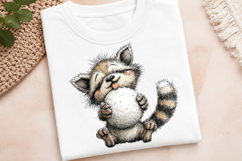 Whimsical Christmas Woodland Animals Png Product Image 3
