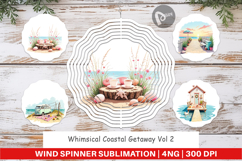 Wind Spinner Whimsical Coastal Escape Product Image 1
