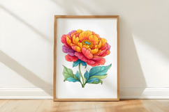 Whimsical Colorful Flower Clipart Product Image 3