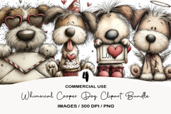 Whimsical Charlie Dog Clipart PNG Product Image 1