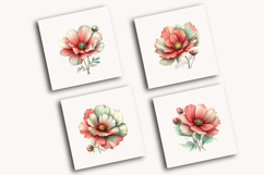 Whimsical Cosmos Flower Clipart Product Image 4