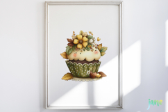 Whimsical Cottagecore Autumn Girls Clipart Bundle Product Image 6