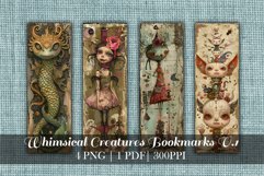 Whimsical Creature Collage Bookmark Set 1 Product Image 1