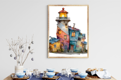 whimsical crooked house clipart Product Image 3