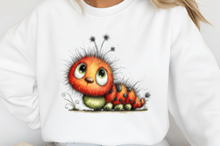 Whimsical Cute Caterpillar PNG Clipart Product Image 2