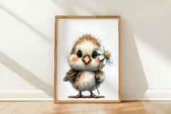 Whimsical Cute Chick Clipart Product Image 3