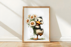 Whimsical Cute Duck Clipart Product Image 3