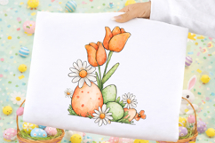 Whimsical Cute Easter Clipart Product Image 2