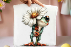 Whimsical Cute Frog Clipart Product Image 2