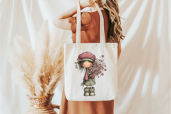 Whimsical Cute Girl Clipart Sublimation Product Image 3