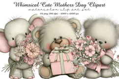 Whimsical Cute Mothers Day Clipart Product Image 1