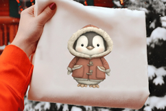 Whimsical Cute Penguin Clipart Product Image 2