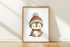 Whimsical Cute Penguin Clipart Product Image 3