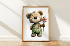 Whimsical Cute Teddy Bear Clipart Product Image 3