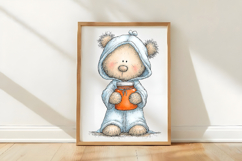 Whimsical Cute Teddy Bear Sublimation Product Image 3