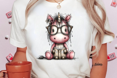 Whimsical Cute Unicorn Clipart Product Image 2