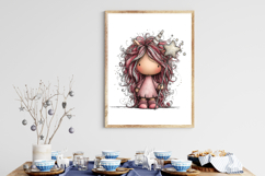 Whimsical Cute Unicorn Clipart Product Image 3