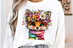 Whimsical Daisy Animals Clipart Product Image 2