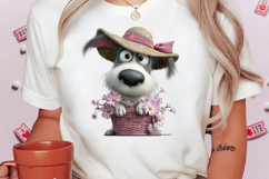 Whimsical Cooper Dog Clipart PNG Product Image 2