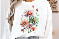Whimsical Daisy Flower Clipart Product Image 3