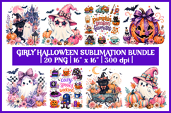 Girly Preppy Brushstroke Halloween Shirt Bundle Product Image 1