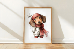 Whimsical Dog Christmas Clipart Product Image 3