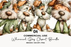Whimsical Dog Clipart Png Product Image 1