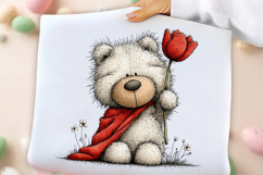 Whimsical Dogs Spring Clipart Product Image 3