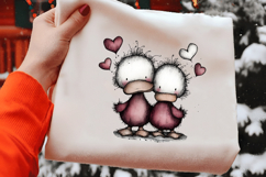 Whimsical Duck Couple Clipart Product Image 2