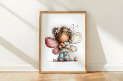 Whimsical Easter Angel Clipart Product Image 3