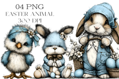 Whimsical Easter Animal Clipart Product Image 1