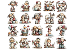 Whimsical Easter Animal Clipart Bundle Product Image 2