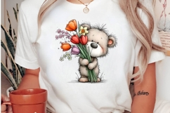 Whimsical Easter animal Clipart Product Image 2