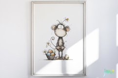 Whimsical Easter Animals Clipart Product Image 2