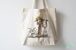 Whimsical Easter Animals Clipart Product Image 3