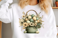 Whimsical Easter Basket Clipart Product Image 3