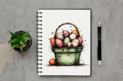 Whimsical Easter Basket Clipart Product Image 2